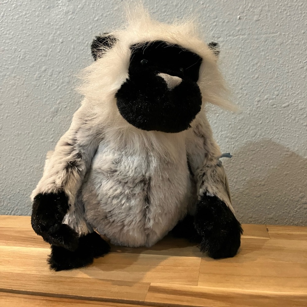 Collectable Black & Gray Webkinz Langur